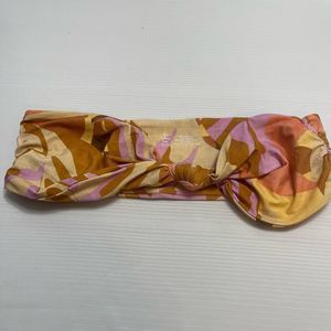 Free People x Stone Fox Swim Lele knotted bikini top tropics Size Large New